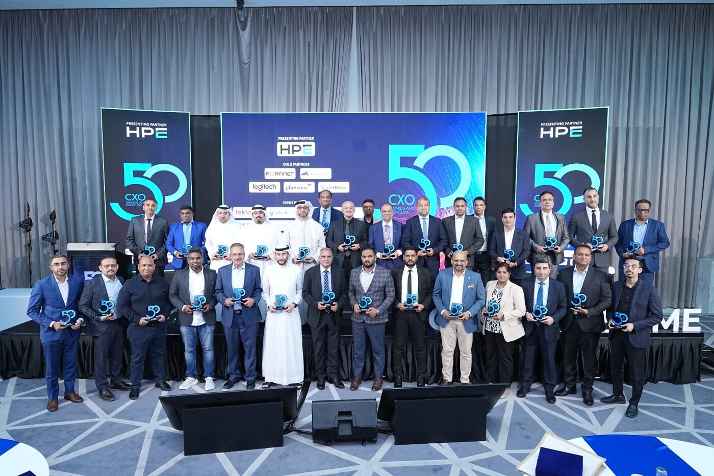 Group photo with all 50 winners